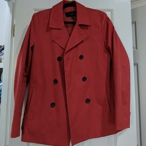 Bring on the spring pink pea coat